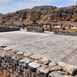 Mosiacs and Majesty: The Towns of Conímbriga & Coimbra Mosiac Tile Floors at the Ruins in Conimbriga