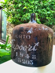 A Glass Demijohn at Quinta do Nápoles