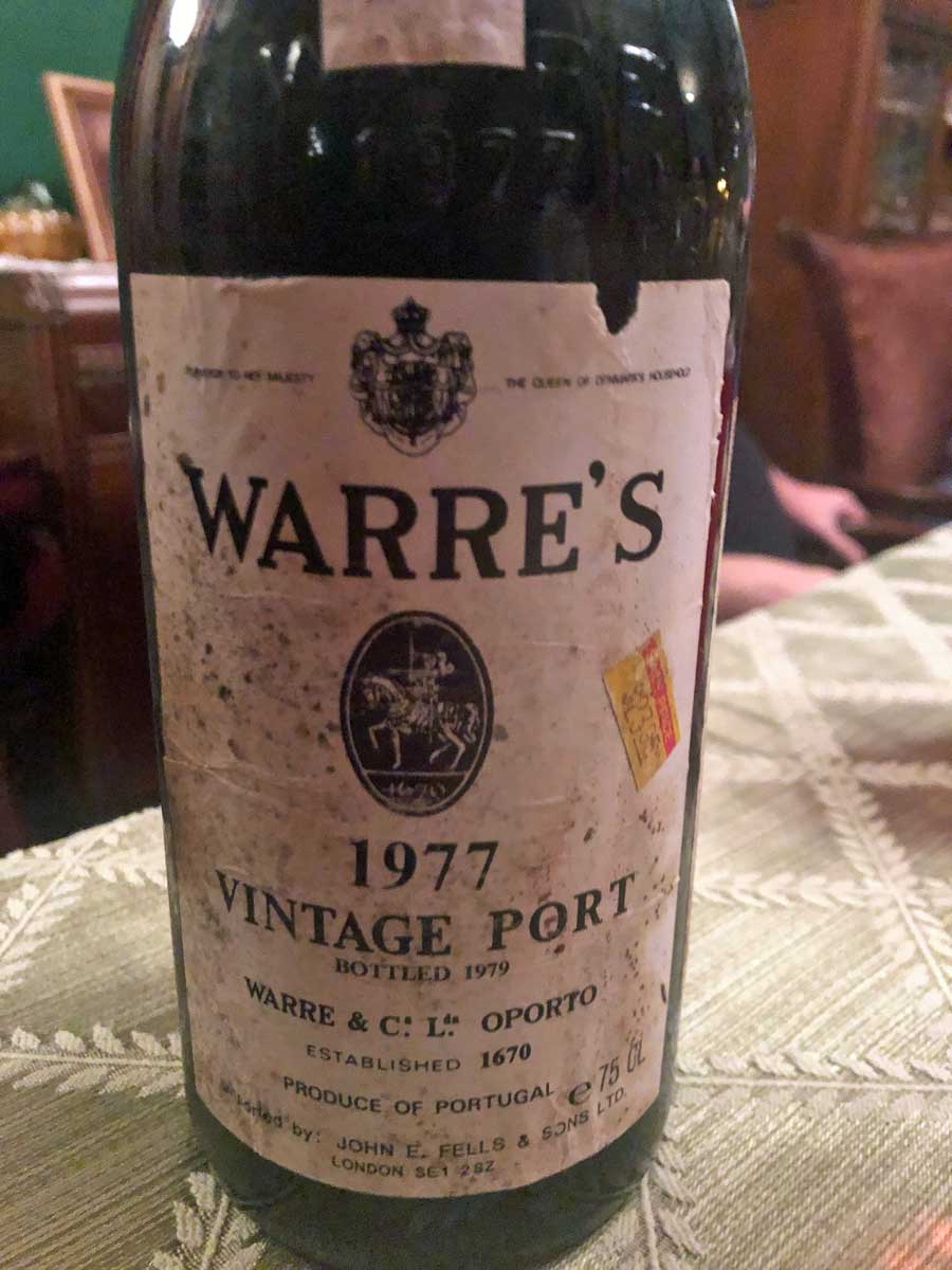 1977 Warre Vintage Port 1977 Warre Vintage Port
