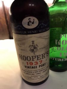 1937 Hooper’s Vintage Port